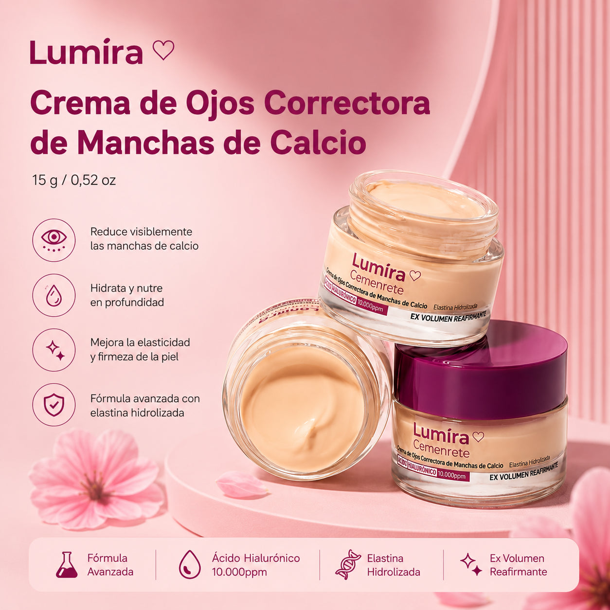 Lumíra® Contorno de Ojos Anti-Ojeras (Efecto Lifting)