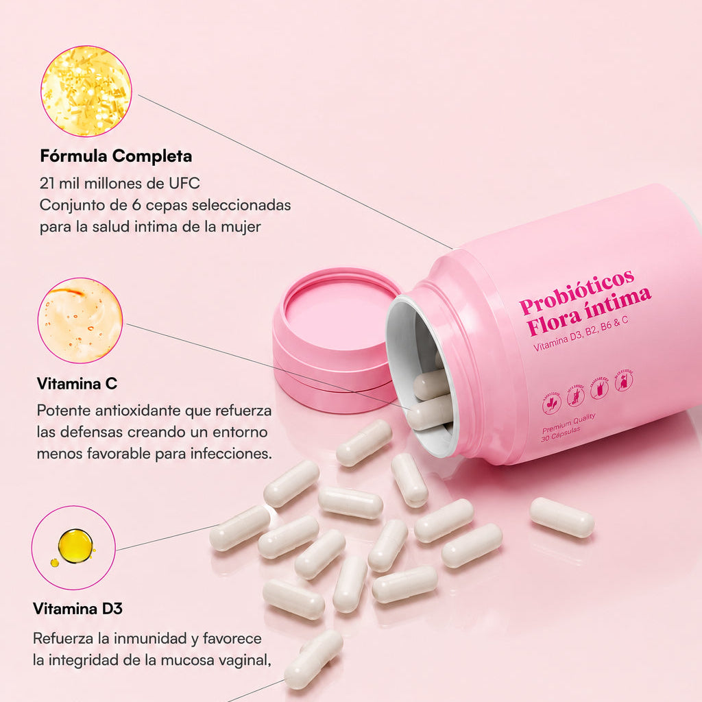 Probióticos Vaginales Flora Íntima