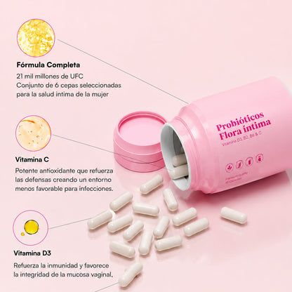 Probióticos Vaginales Flora Íntima