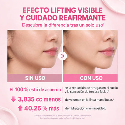 Crema Antiedad Cuello y Mandíbula con Aplicador Gua Sha